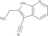 2-Ethyl-1H-pyrrolo[2,3-b]pyridine-3-carbonitrile