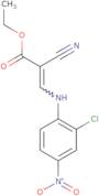 Ethyl 3-((2-chloro-4-nitrophenyl)amino)-2-cyanoacrylate