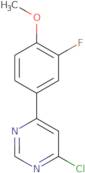 4-chloro-6-(3-fluoro-4-methoxyphenyl)pyrimidine