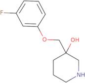 3-((3-Fluorophenoxy)methyl)piperidin-3-ol