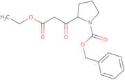 Ethyl B-oxo-1-cbz-2-pyrrolidinepropanoate