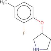 3-(2-Fluoro-4-methylphenoxy)pyrrolidine