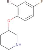 3-(2-Bromo-4-fluorophenoxy)piperidine