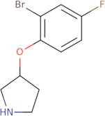 3-(2-Bromo-4-fluorophenoxy)pyrrolidine