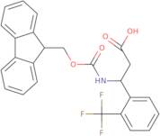 3-({[(9H-Fluoren-9-yl)methoxy]carbonyl}amino)-3-[2-(trifluoromethyl)phenyl]propanoic acid