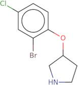 3-(2-Bromo-4-chlorophenoxy)pyrrolidine