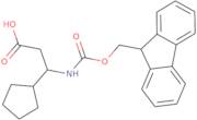 (S)-3-Cyclopentyl-3-(9H-fluoren-9-ylmethoxycarbonylamino)-propionic acid