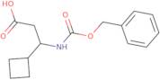 3-([(Benzyloxy)carbonyl]amino)-3-cyclobutylpropanoic acid