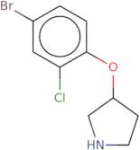 3-(4-Bromo-2-chlorophenoxy)pyrrolidine