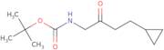 tert-Butyl N-(4-cyclopropyl-2-oxobutyl)carbamate