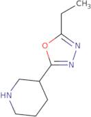 3-(5-Ethyl-1,3,4-oxadiazol-2-yl)piperidine