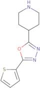 4-[5-(2-Thienyl)-1,3,4-oxadiazol-2-yl]piperidine