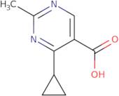 4-Cyclopropyl-2-methylpyrimidine-5-carboxylic acid