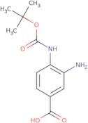 3-Amino-4-((tert-butoxycarbonyl)amino)benzoic acid