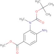 4-Amino-3-(tert-butoxycarbonyl-methyl-amino)-benzoic acid methyl ester