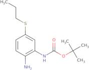 tert-Butyl N-[2-amino-5-(propylsulfanyl)phenyl]carbamate