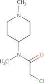 2-Chloro-N-methyl-N-(1-methyl-piperidin-4-yl)-acetamide