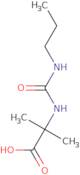 2-Methyl-2-[(propylcarbamoyl)amino]propanoic acid