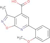 6-(2-Methoxyphenyl)-3-methyl-[1,2]oxazolo[5,4-b]pyridine-4-carboxylic acid