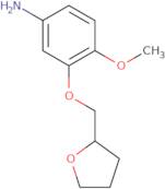 4-Methoxy-3-(oxolan-2-ylmethoxy)aniline