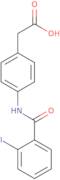 2-[4-(2-Iodobenzamido)phenyl]acetic acid