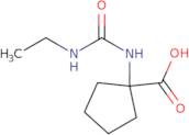 1-[(Ethylcarbamoyl)amino]cyclopentane-1-carboxylic acid