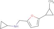 N-{[5-(2-Methylcyclopropyl)furan-2-yl]methyl}cyclopropanamine