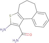 4-Amino-5-thiatricyclo[8.4.0.0,2,6]tetradeca-1(14),2(6),3,10,12-pentaene-3-carboxamide