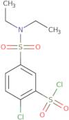 2-Chloro-5-(diethylsulfamoyl)benzene-1-sulfonyl chloride