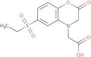 2-[6-(Ethanesulfonyl)-2-oxo-3,4-dihydro-2H-1,4-benzoxazin-4-yl]acetic acid