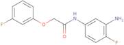 N-(3-Amino-4-fluorophenyl)-2-(3-fluorophenoxy)acetamide