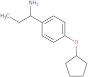 1-[4-(Cyclopentyloxy)phenyl]propan-1-amine