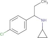 N-[1-(4-Chlorophenyl)propyl]cyclopropanamine