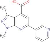 1,3-Dimethyl-6-(pyridin-3-yl)-1H-pyrazolo[3,4-b]pyridine-4-carboxylic acid