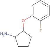 2-(2-Fluorophenoxy)cyclopentan-1-amine