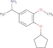 1-[4-(Cyclopentyloxy)-3-methoxyphenyl]ethan-1-amine