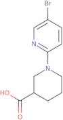 1-(5-Bromopyridin-2-yl)piperidine-3-carboxylic acid