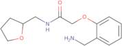 2-[2-(Aminomethyl)phenoxy]-N-(oxolan-2-ylmethyl)acetamide