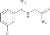 2-{[1-(3-Bromophenyl)ethyl]amino}acetamide