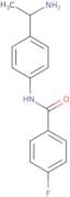 N-[4-(1-Aminoethyl)phenyl]-4-fluorobenzamide