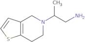 2-{4H,5H,6H,7H-Thieno[3,2-c]pyridin-5-yl}propan-1-amine