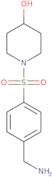 1-{[4-(Aminomethyl)phenyl]sulfonyl}piperidin-4-ol