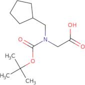 [(tert-Butoxycarbonyl)(cyclopentylmethyl)amino]acetic acid