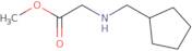 Methyl 2-[(cyclopentylmethyl)amino]acetate