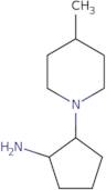 2-(4-Methylpiperidin-1-yl)cyclopentan-1-amine