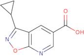 3-Cyclopropyl-[1,2]oxazolo[5,4-b]pyridine-5-carboxylic acid