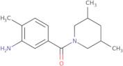 5-(3,5-Dimethylpiperidine-1-carbonyl)-2-methylaniline