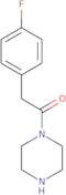 2-(4-Fluorophenyl)-1-(piperazin-1-yl)ethan-1-one