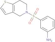 3-{4H,5H,6H,7H-Thieno[3,2-c]pyridine-5-sulfonyl}aniline