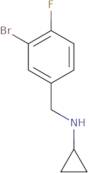 N-[(3-Bromo-4-fluorophenyl)methyl]cyclopropanamine